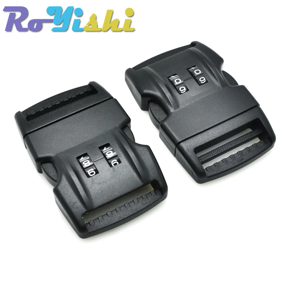 Correas de bloqueo de contraseña, hebilla de Liberación lateral, 1-1/2 "(38mm), 1 piezas - imagen 5