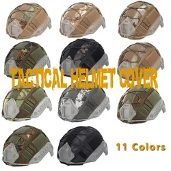 Funda camuflaje para casco táctico Airsoft – Cordón elástico OPS
