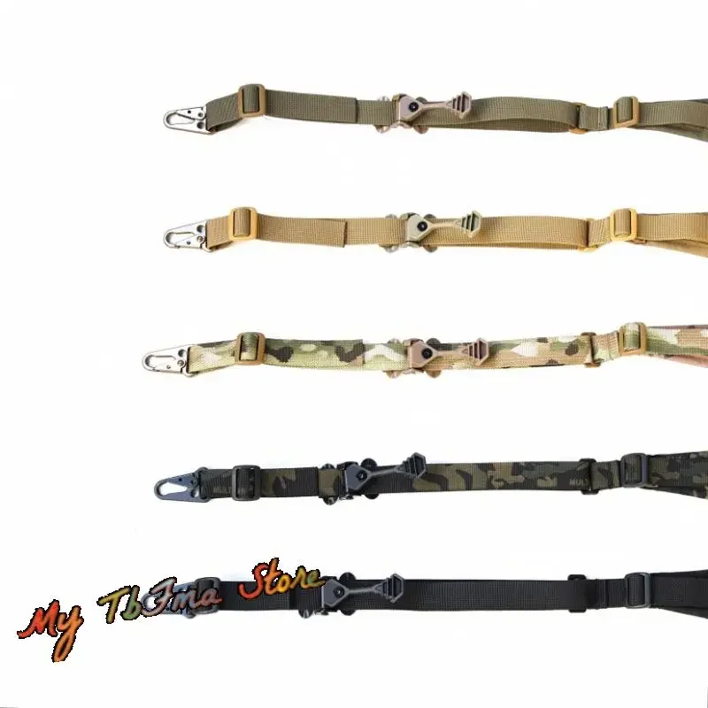 Eslinga táctica estilo Ferro, eslinga Modular de 2 puntos para Rifle, correa de eslinga, eslinga ajustable rápida, tirantes de cuerda - imagen 4