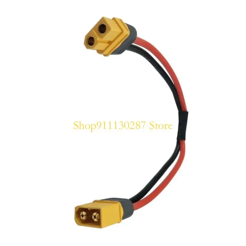 Cable conector macho J1HC XT60 con enchufes dorados chapados en cobre, conector corriente, Cable alimentación - imagen 5