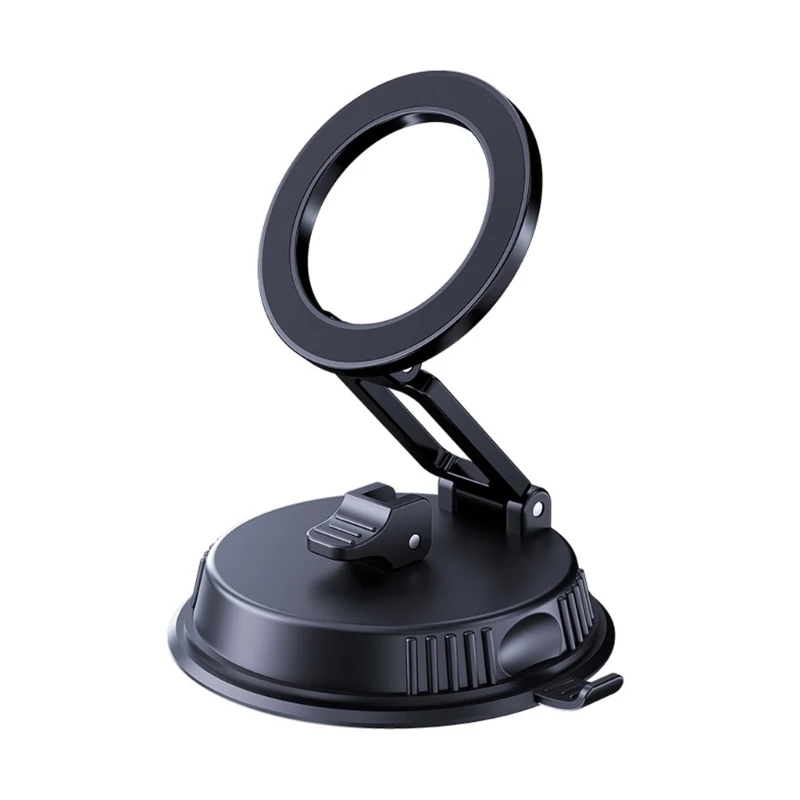 Actualizaciones Paneles magnéticos Montaje teléfono 180 ° Rotación doble Center Holder del teléfono plegable para teléfonos - imagen 2