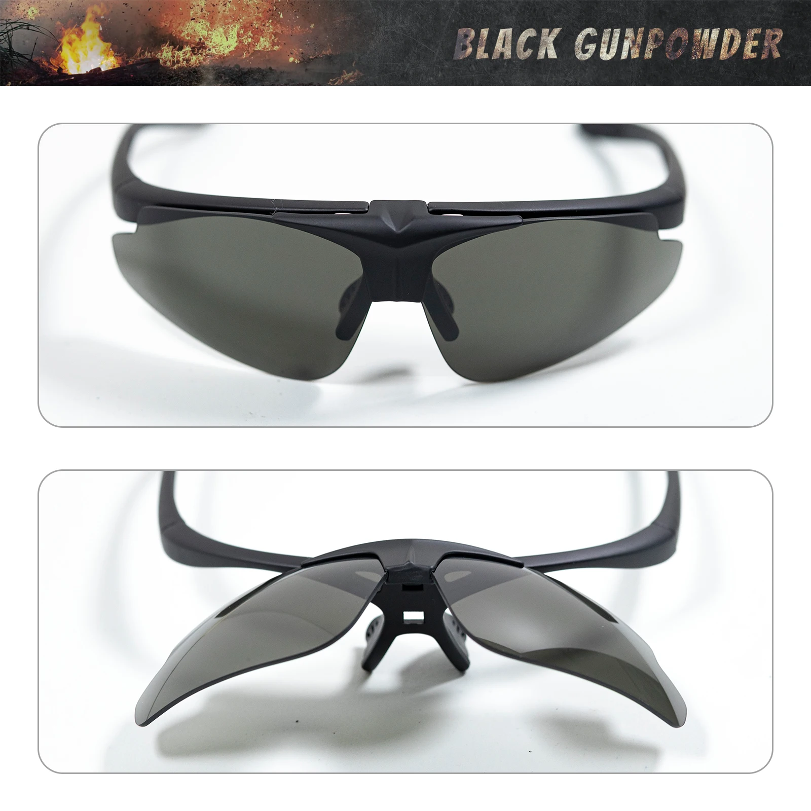 Tiro antivaho Caza irrompible Ciclismo jogging Gafas protectoras