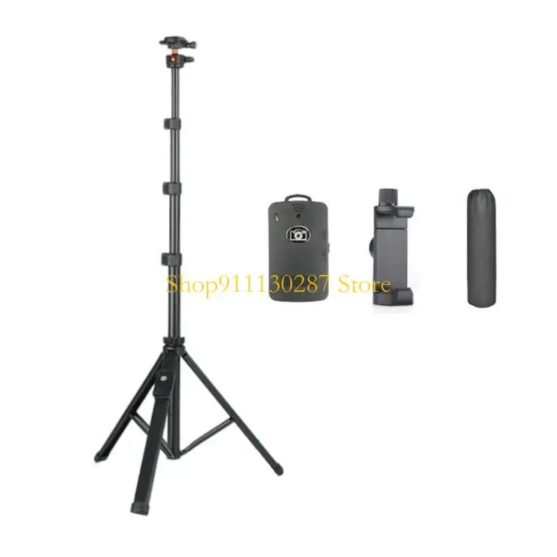 Trípode plegable J1HC para teléfono, Base estable giratoria panorámica 360 ​​grados, Control remoto inalámbrico, compatible - imagen 4