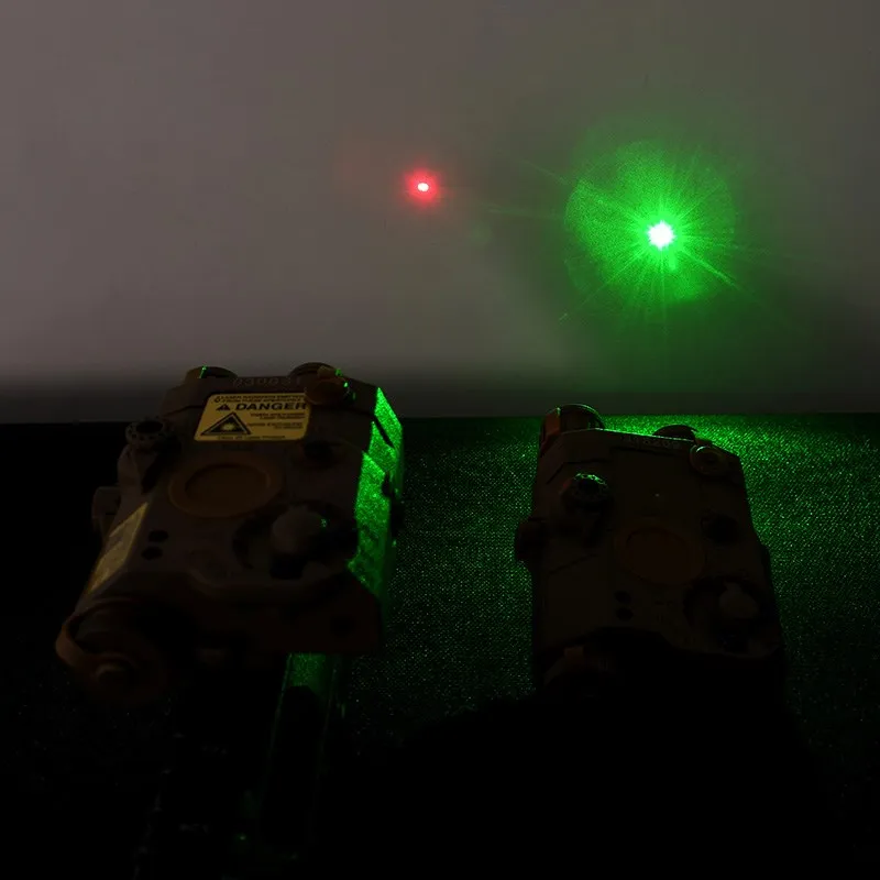 PEQ-15 táctico IR rojo verde azul punto punteado láser blanco LED Luz de reconocimiento 20mm Picatinny Rail accesorios de arma de caza - imagen 4