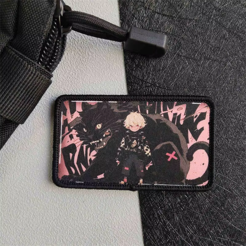 Parche táctico anime gancho y bucle – Insignia moral mochila - imagen 5