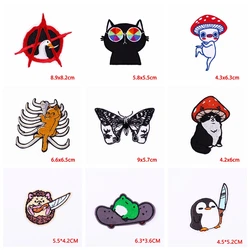 Parches termoadhesivos cute animals – Gato zorro rana para ropa DIY