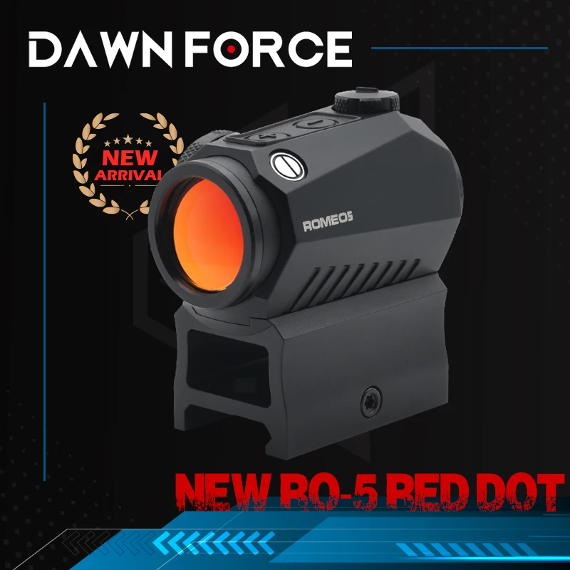ROMEO5-mira de punto rojo IPX7, resistente al agua, con activación por movimiento, iluminada con marcas originales completas y embalaje, nueva versión 2023
