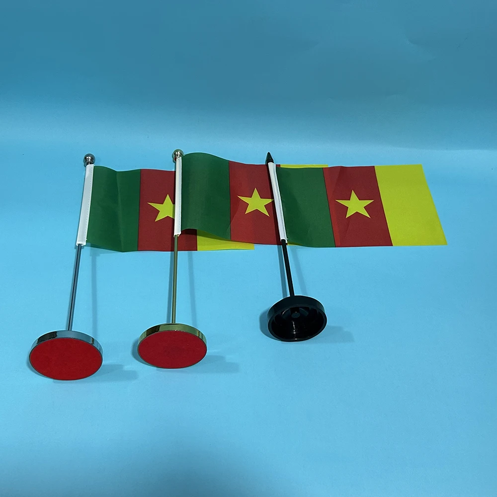 Bandera de Camerún en poliéster para escritorio y oficina - imagen 3