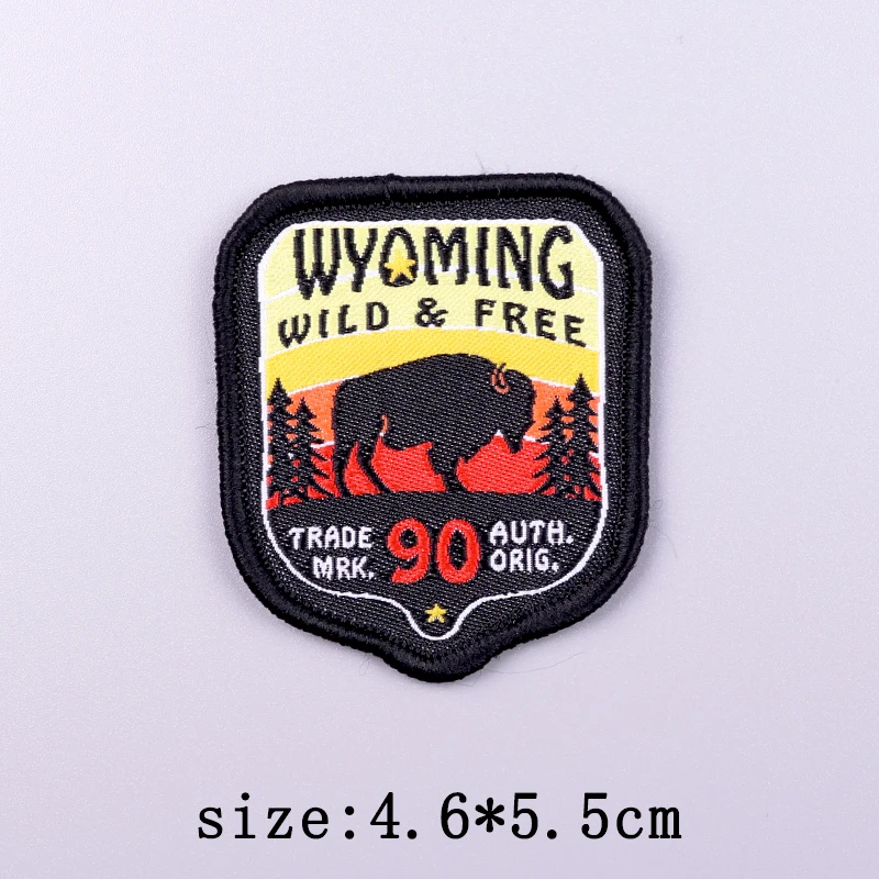 Parche desierto, parches de costura para ropa, parches para exteriores para ropa, parche autoadhesivo para ropa, insignias adhesivas con gancho - imagen 5