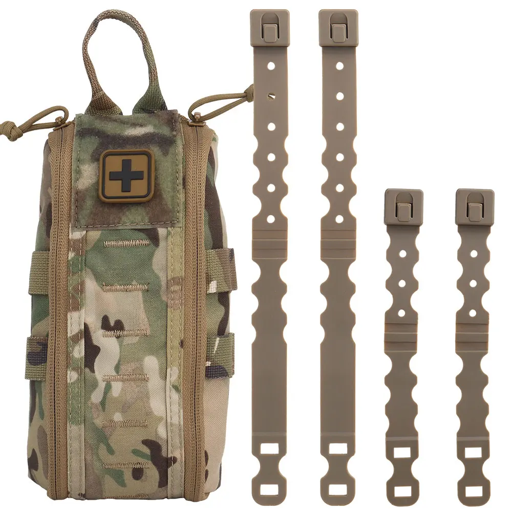 Botiquín primeros auxilios táctico MOLLE para senderismo y camping - imagen 2