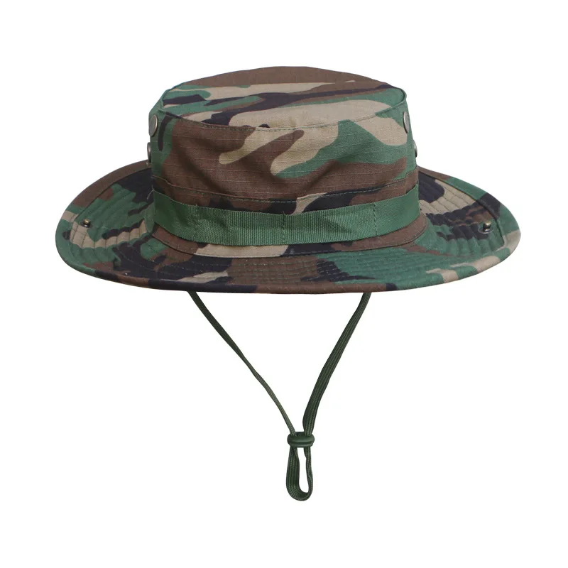 Gorra táctica de camuflaje para hombre, sombrero Boonie, gorras de EE. UU., gorra de cubo para el sol para deportes al aire libre, pesca, senderismo, caza, accesorios - imagen 4