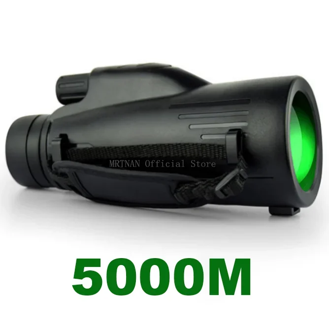 Telescopio Monocular de alto rendimiento de 50MM, correa de muñeca de mano antivibración, telescopio portátil HD de gran aumento - imagen 5