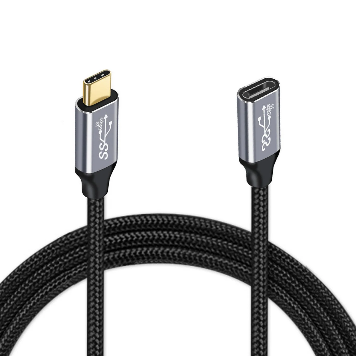 Chenyang-USB-C de datos de extensión, Cable USB 3,1 tipo C macho a hembra, 10gbps, 100W - imagen 2