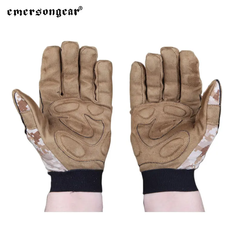 Emersongear-guantes de combate ligeros de camuflaje, ropa de mano táctica con dedo completo, para acampar, pescar, cazar, senderismo al aire libre - imagen 5