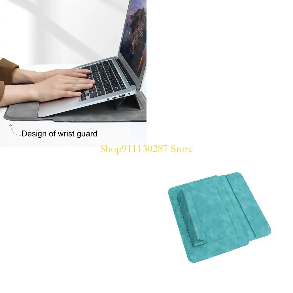 J1HC Forro cómodo Protector para computadora portátil Función soporte para maletines para portátiles