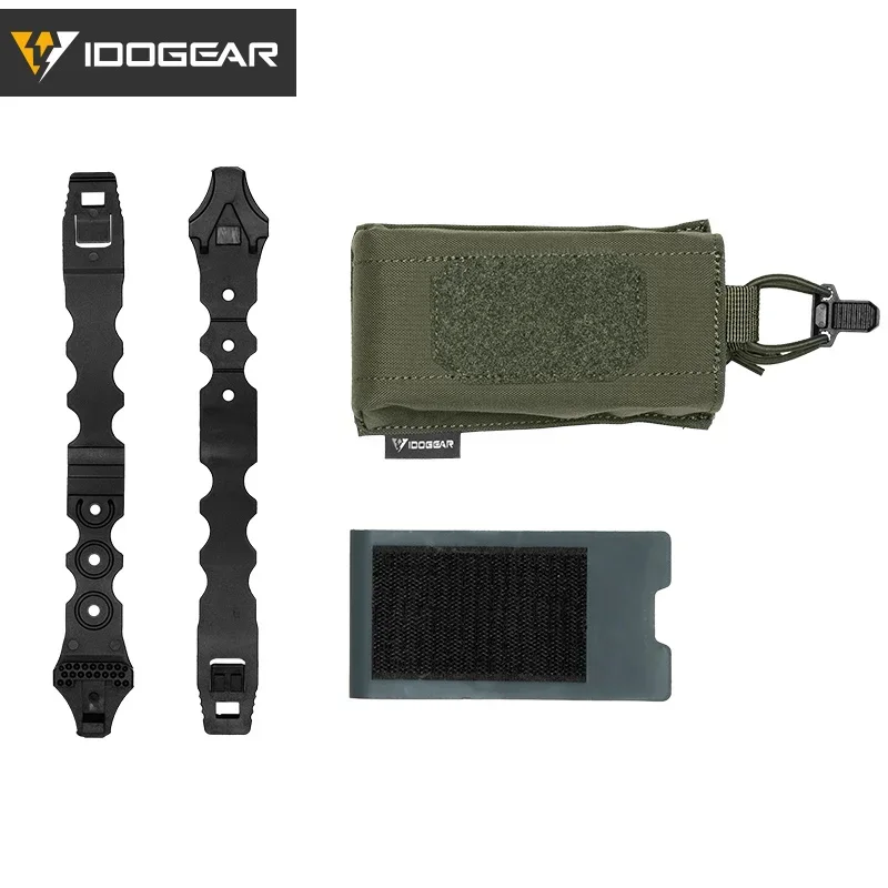 IDOGEAR-bolsa táctica de extracción lateral, bolsa Horizontal 556 para una sola revista, bolsa Molle para artículos diversos, compatible con mano derecha e izquierda 35126 - imagen 4