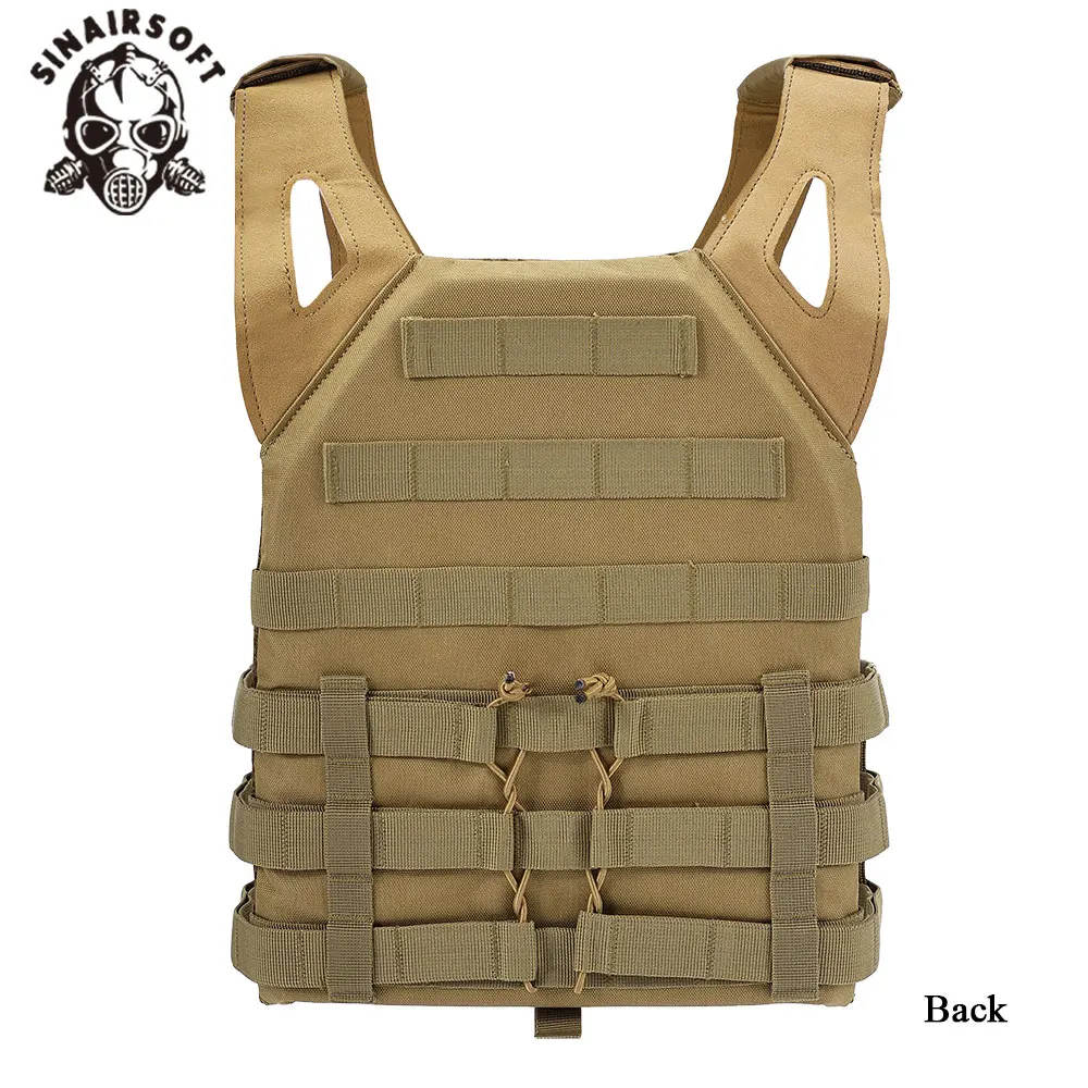 Chaleco táctico JPC SINAIRSOFT con aparejo de pecho Molle de reacción rápida, portador de placa protectora, equipo de combate, chaleco de aparejo de pecho de caza - imagen 4