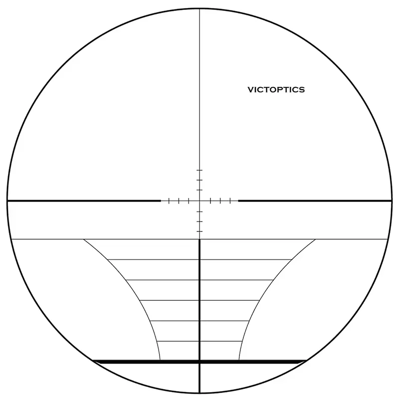 VictOptics Mira telescópica SFP con telémetro y retícula para rifle - imagen 3