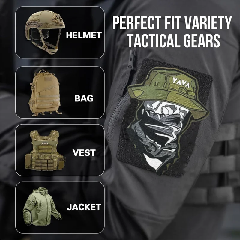 Parche estampado "Bomber Pilot", chaleco táctico, insignia de moral con gancho y bucle, pegatinas para mochila militar, parches para brazalete para ropa - imagen 5