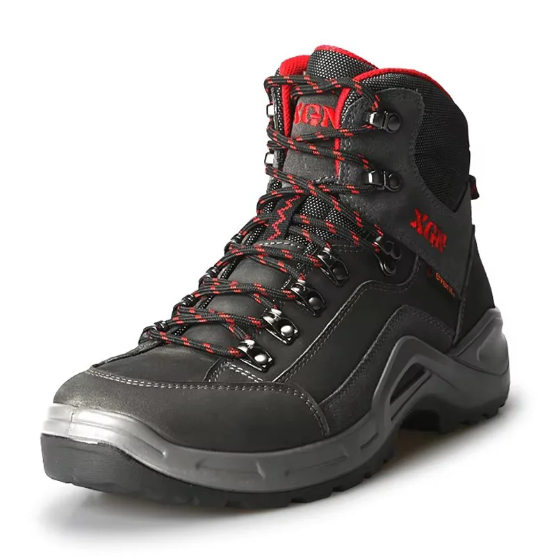 XGN Botas senderismo impermeables cuero vacuno tácticas - imagen 4