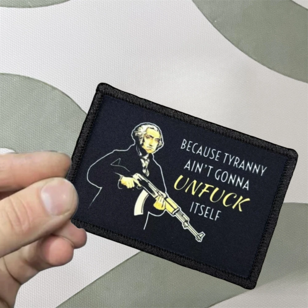 Parches de insignia de moral, pegatinas de brazalete impresas, mochila táctica - imagen 2