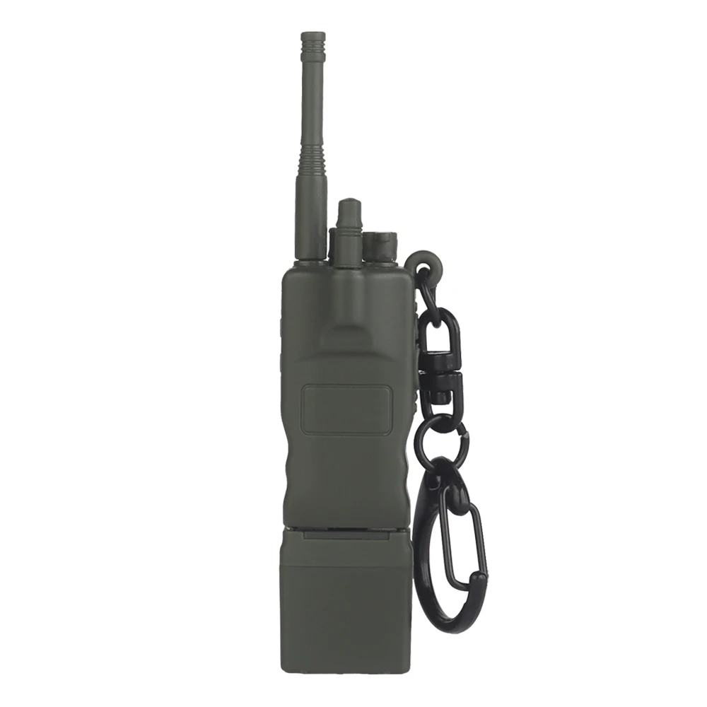 LLavero de PRC-152 Walkie Talkie, llavero modelo de radio simulado estilo Baofeng AR-152, colgante de mochila de decoración de regalo táctico CS - imagen 5