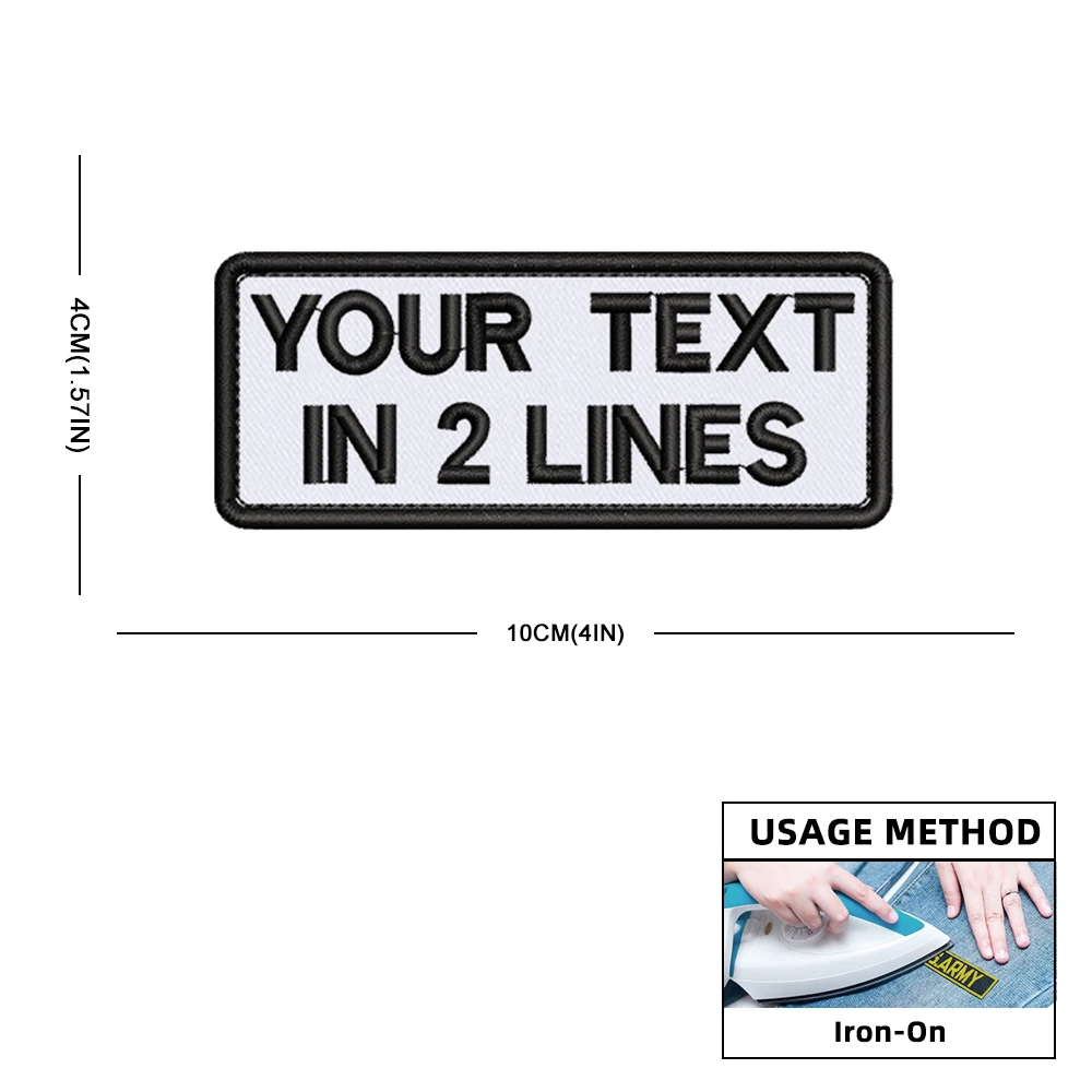 10X4cm-Iron on