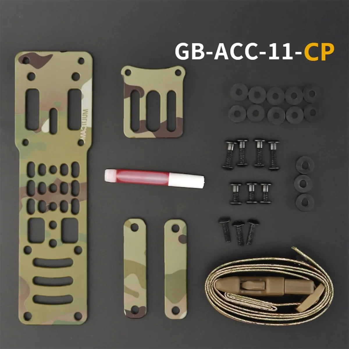 Adaptador de funda de pistola Modular de Metal para plataforma QLS, banda de pierna caída de aleación de aluminio, cinturón de batalla, adaptador Airsoft de liberación rápida - imagen 5