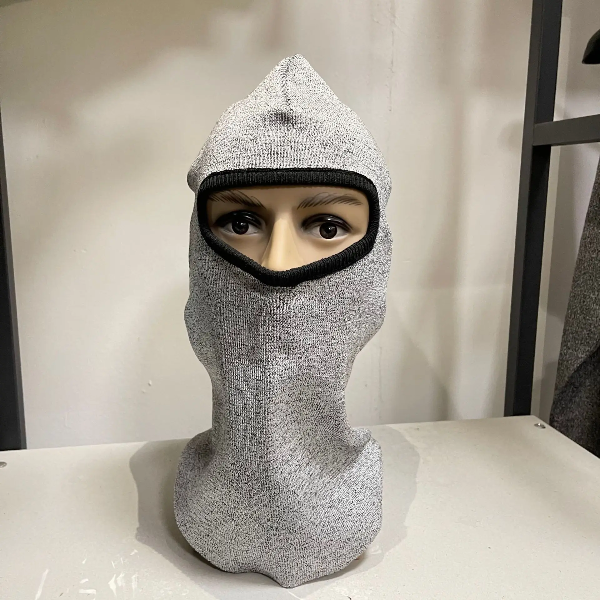 EN388 Nivel 5 Capucha resistente a cortes de autodefensa Polaina de cuello táctica anticoltura Seguridad en el trabajo al aire libre Máscara de seguridad anticorte - imagen 3