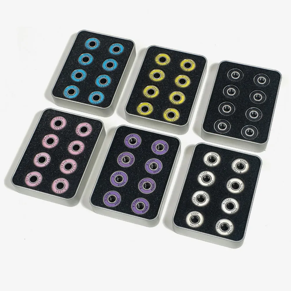 8 unids/set 608 rodamientos 608RS-9 608RS-11 ruedas de patinaje accesorios patines de ruedas AMB312