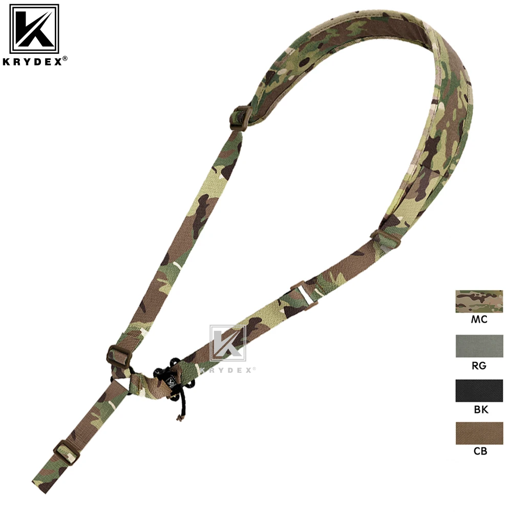 KRYDEX correa táctica rifle acolchada modular para caza MOLLE