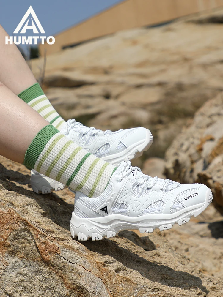HUMTTO, zapatos de senderismo para mujer, zapatos para caminar para deportes al aire libre de primavera, zapatillas de Trekking, botines, zapatos de escalada informales transpirables - imagen 5