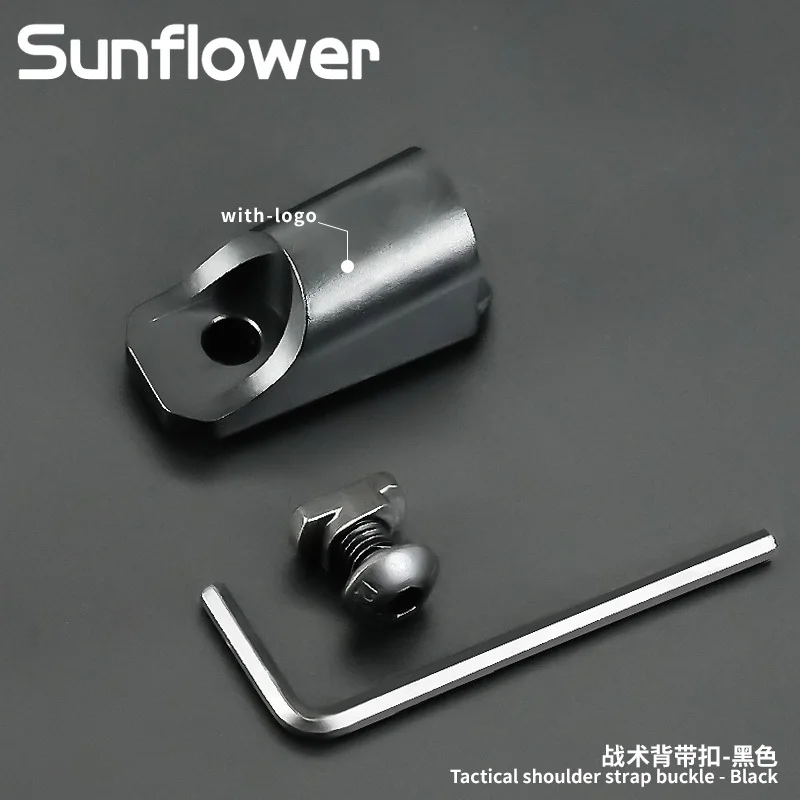 Adaptadores de montaje giratorio QD de liberación rápida de M-LOK para correas de un solo doble punto, Base de botón compatible con sistema MLOK, montaje QD - imagen 5