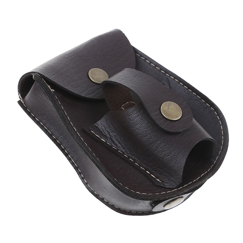 Bolsa táctica de cuero para tirachinas, funda de catapulta, bolsa de cintura de bolas de munición de acero, accesorios deportivos de caza al aire libre - imagen 3