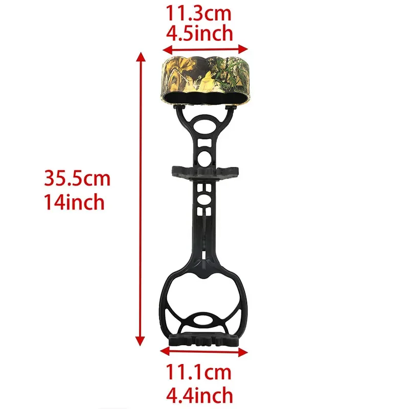 Carcaj de flechas de camuflaje para tiro con arco, puede contener 4 Uds., olla de flechas de nailon reforzado para arco compuesto, accesorios para tiro de caza y objetivo - imagen 5