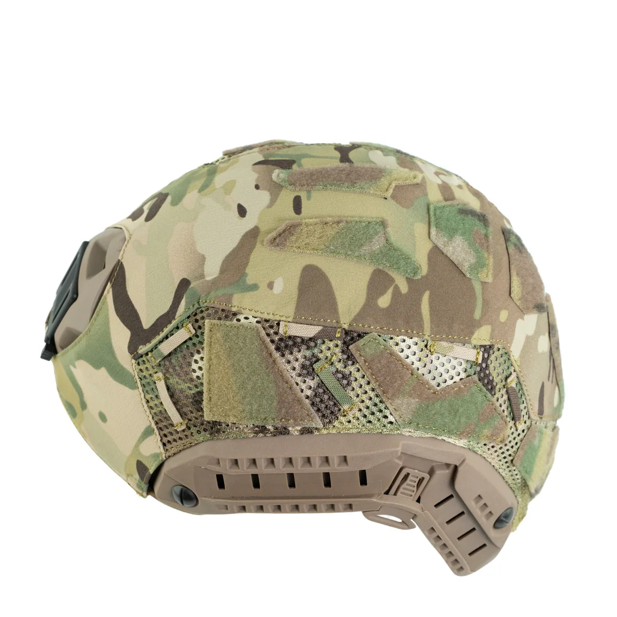 Casco táctico rápido, tela para casco de camuflaje, equipo para exteriores, cubierta para casco de tela elástica de camuflaje - imagen 2