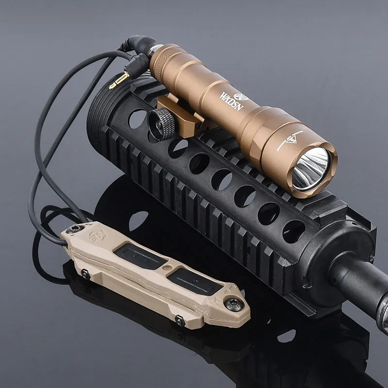 Linterna táctica M600 M300, luz blanca, interruptor de doble presión de 400/600 lúmenes, compatible con riel Picatinny de 20mm, accesorio para arma de caza - imagen 2