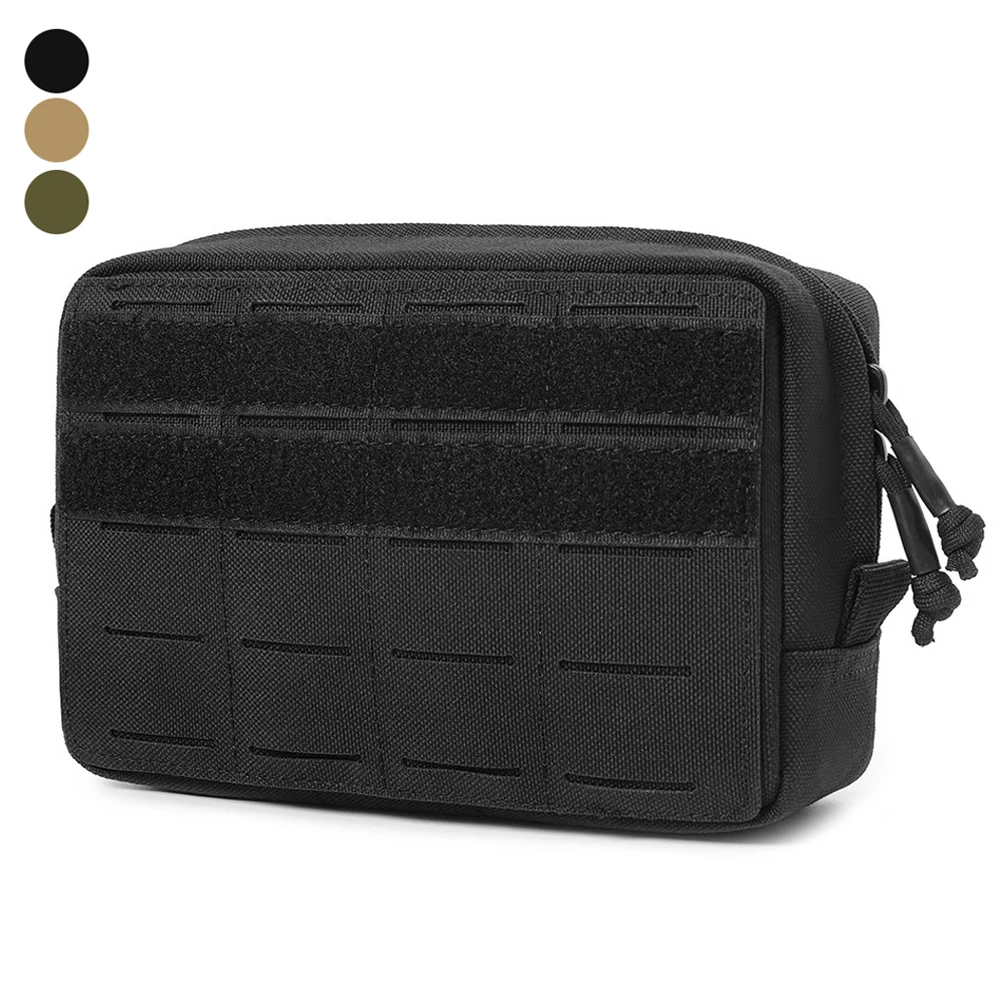 Bolsa táctica Molle Admin, paquete de herramientas EDC para exteriores, riñonera, bolsa de accesorios de utilidad, bolsa de cinturón duradera multiusos para caza