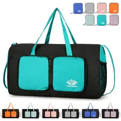 Bolsa de transporte deportiva de entrenamiento plegable, bolsa de equipaje de mano portátil, paquete de hombro de ocio, AVA282