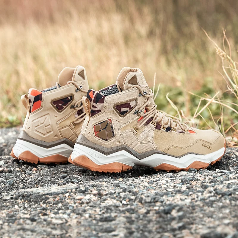 Rax-zapatos de senderismo impermeables para hombre, botas de montaña para exteriores, zapatos ligeros de caza para caminar, botines de Trekking antideslizantes - imagen 4