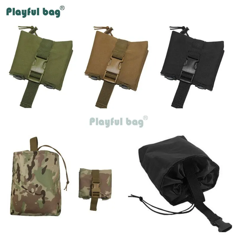 Bolsa de recuperación táctica, bolsa de reciclaje plegable CAMO multifuncional, paquete de accesorios MOLLE, almacenamiento de artículos diversos para deportes al aire libre AVA124 - imagen 2