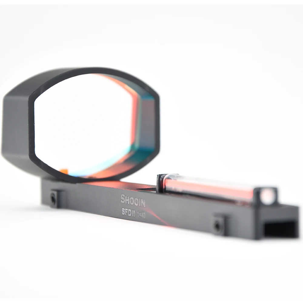 Shooin Optics RIB 1x40 Red Dot Sight SFD II Lightweight Fiber Collimator - imagen 4