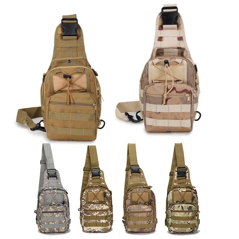 Bolso de hombro militar al aire libre para hombre, senderismo, escalada, deportes, mochila táctica para acampar, cazar, mochila de pesca