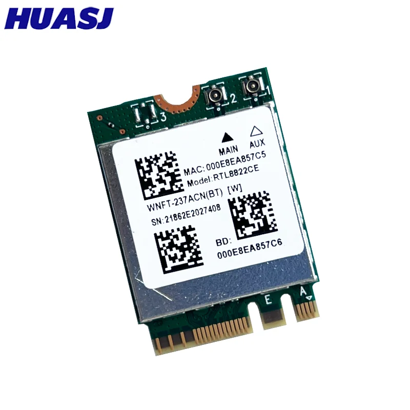 Adaptador WiFi de doble banda 2,4/5GHz 1200Mbps Chipset RTL8822CE adaptador de red Bluetooth 5,1 802.11AC para PC/portátil Windows10/11 - imagen 4
