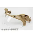 TAN Frame Clear lens