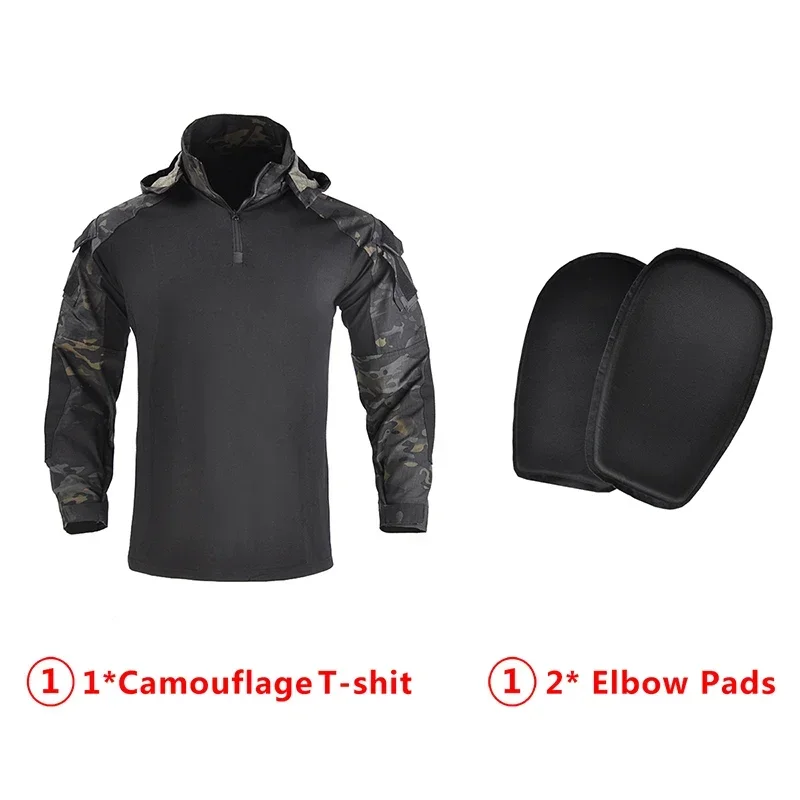 Black camo Shirt Pad