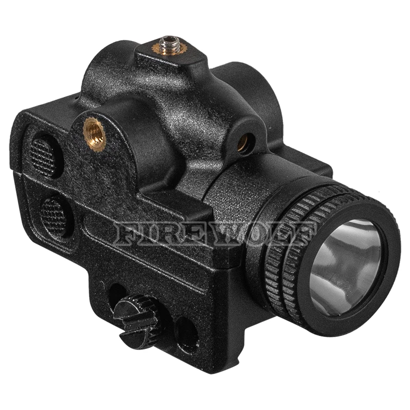 Luz de pistola con punto verde rojo, mira láser, linterna recargable, luz de arma de caza para riel Picatinny de 20mm - imagen 2