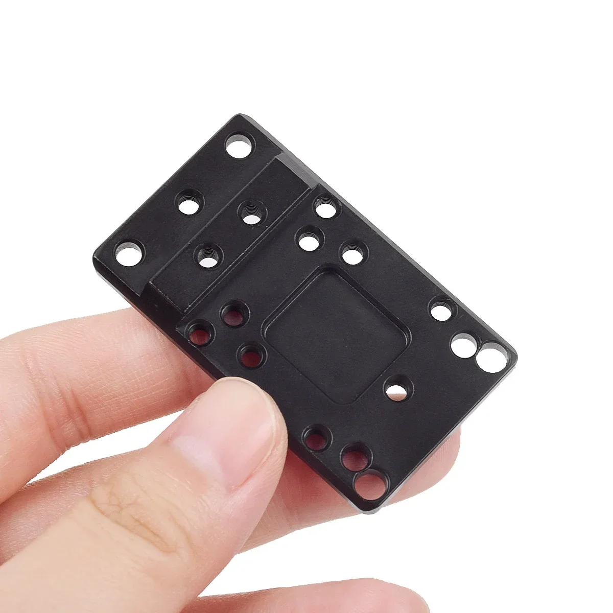 Óptica táctica, Base de montaje de punto rojo, adaptador de placa de montaje de pistola Universal para Glock 17 19, accesorios de Stent de mira trasera - imagen 5