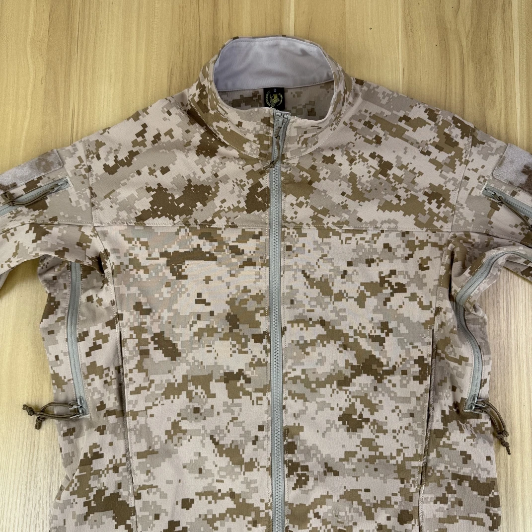 Carcasa táctica completamente suave AOR1, revista de cuatro caras, manga larga antibacteriana de secado rápido de cuatro agujas y seis hilos - imagen 2