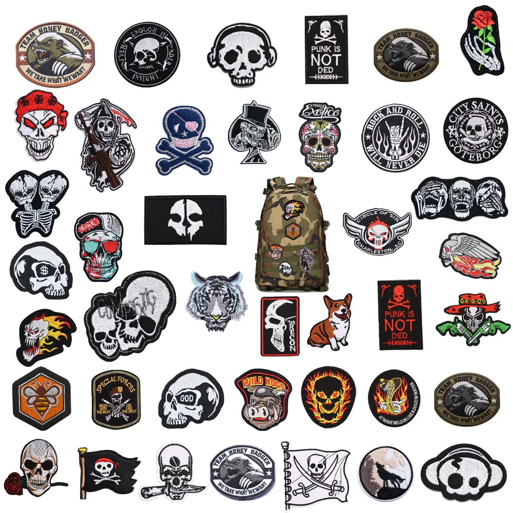 Chaqueta de Lobo y Leopardo de la serie Animal única, brazalete, águila, leopardo, mochila de gato, parches personalizados para ropa, nuevo